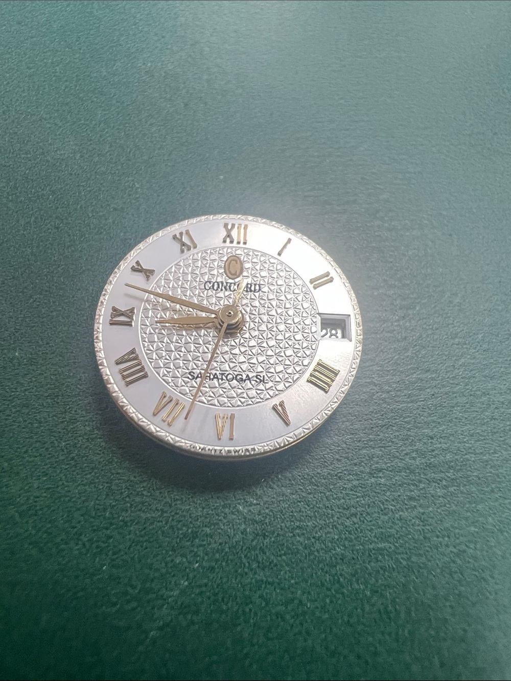 Saratoga Gold and Silver dial